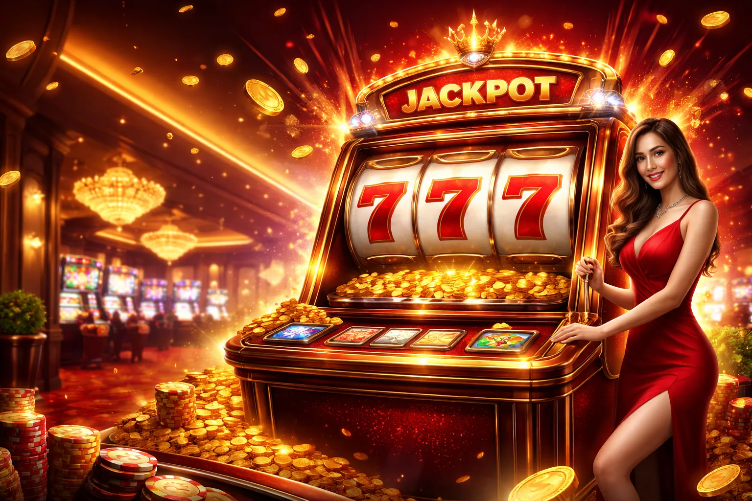 Hình ảnh chính của trò chơi slot i9bet141 ứng dụng iOS với các biểu tượng quay hũ và jackpot hấp dẫn